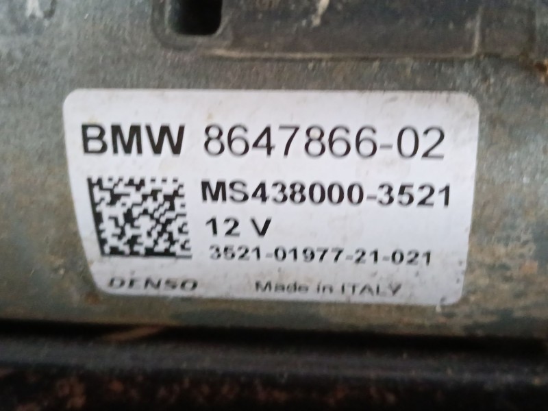 Recambio de motor arranque para bmw 1 (f40) 116 d referencia OEM IAM 864786602  
