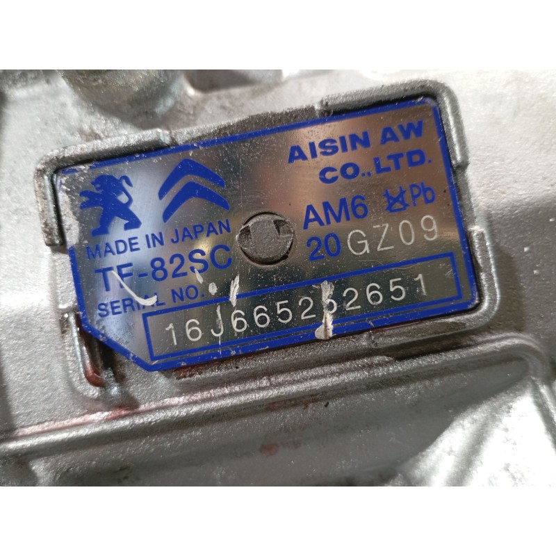 Recambio de caja cambios para citroën spacetourer autobús (v_) 2.0 bluehdi 180 referencia OEM IAM   