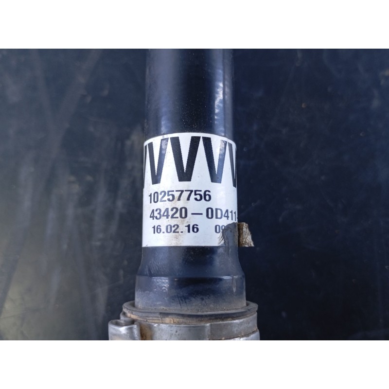 Recambio de transmision delantera izquierda para toyota yaris (_p13_) 1.5 hybrid (nhp130_) referencia OEM IAM   