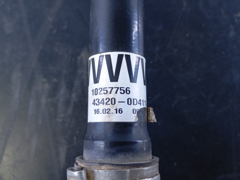 Recambio de transmision delantera izquierda para toyota yaris (_p13_) 1.5 hybrid (nhp130_) referencia OEM IAM   