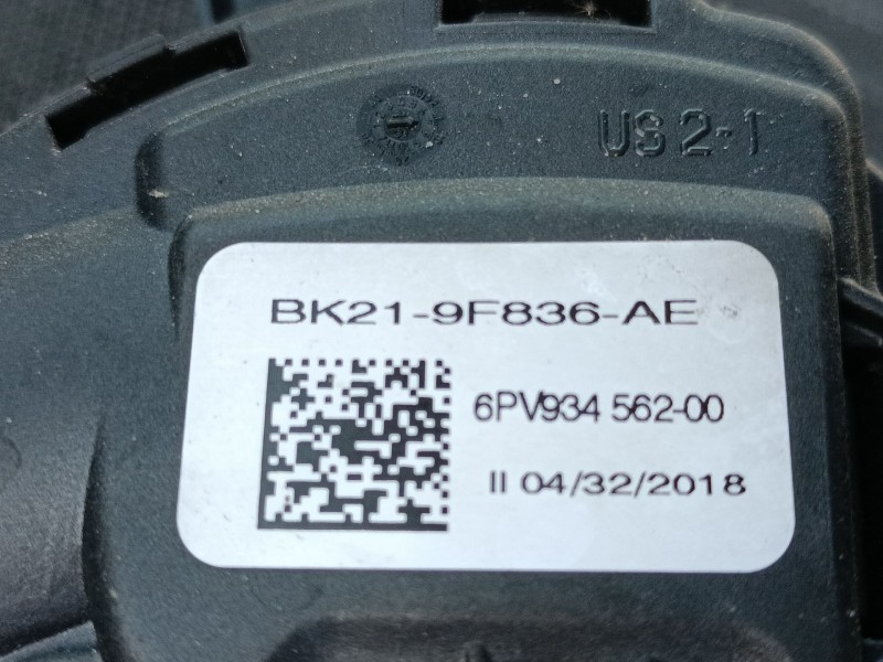 Recambio de pedal acelerador para ford transit v363 furgoneta (fcd, fdd) 2.0 ecoblue referencia OEM IAM BK219F836AE 7PV93456200 