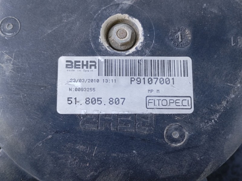 Recambio de electroventilador para fiat fiorino sx familiar referencia OEM IAM 51854570 V0535001 