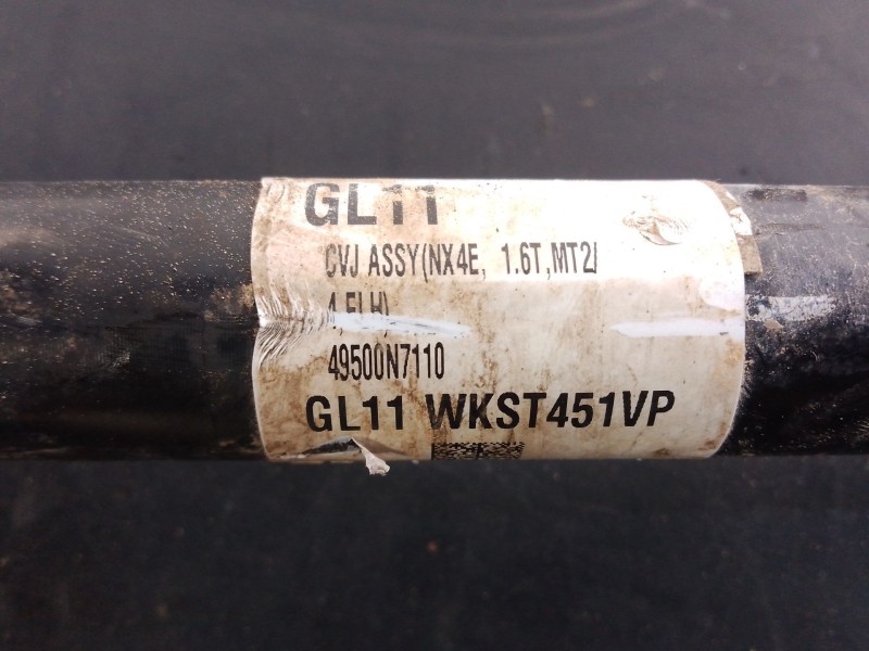 Recambio de transmision delantera izquierda para hyundai tucson (nx4e, nx4a) 1.6 t-gdi referencia OEM IAM   