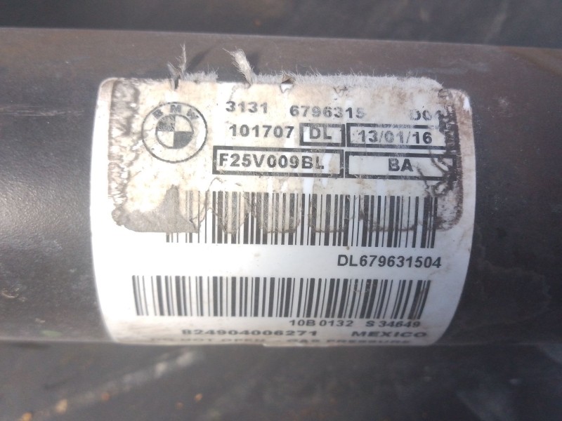 Recambio de amortiguador delantero izquierdo para bmw x4 (f26) xdrive 20 d referencia OEM IAM DL679631504  