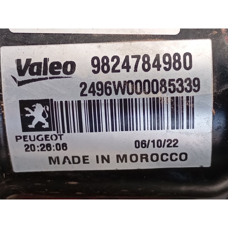Recambio de motor limpia delantero para opel corsa f (p2jo) 1.2 (68) referencia OEM IAM 9824784980  