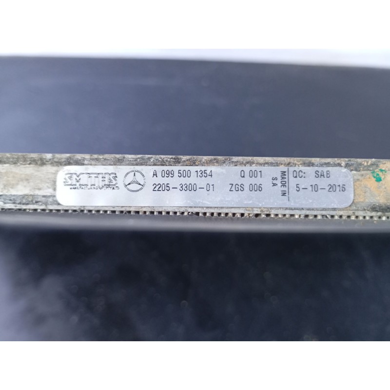 Recambio de condensador / radiador aire acondicionado para mercedes-benz clase c (w205) c 220 bluetec / d (205.002, 205.004) ref