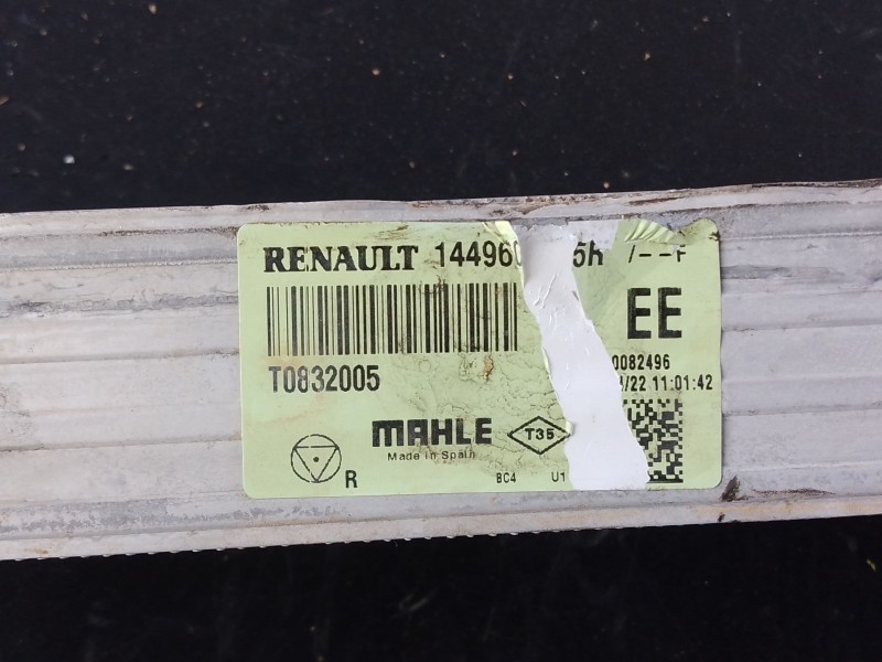 Recambio de intercooler para renault master kombi l2h2 3,3t referencia OEM IAM 144960015R T0832003 
