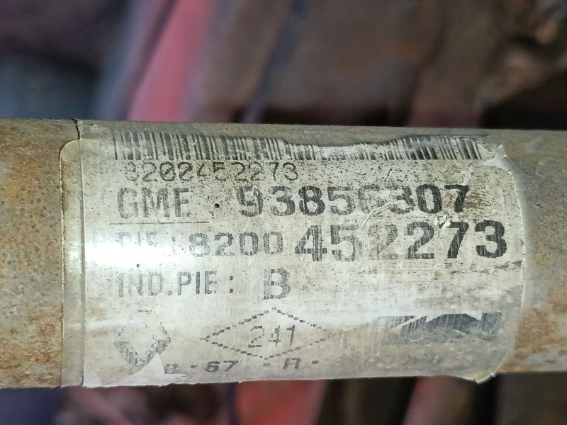 Recambio de transmision delantera derecha para renault trafic ii autobús (jl) 2.5 dci 145 (jl0j) referencia OEM IAM 93856307  