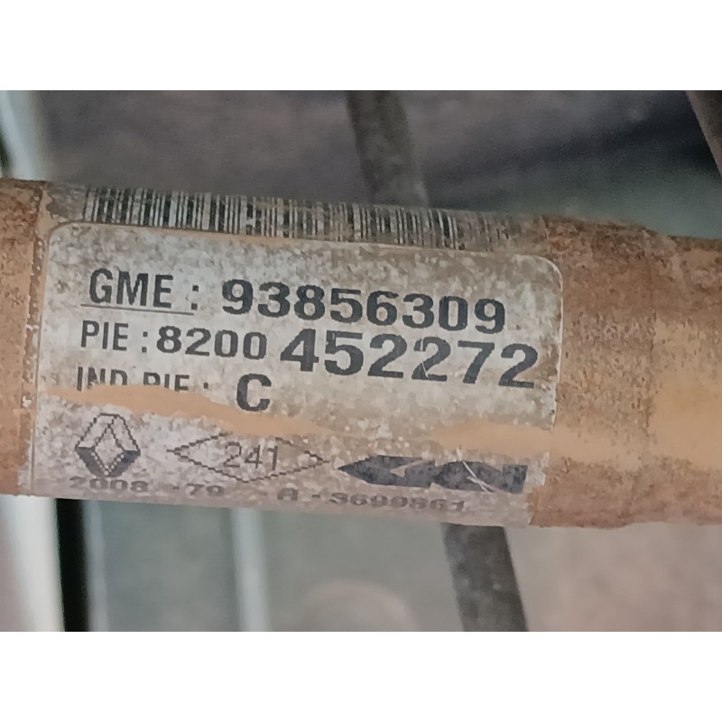 Recambio de transmision delantera izquierda para renault trafic ii autobús (jl) 2.5 dci 145 (jl0j) referencia OEM IAM 93856309  