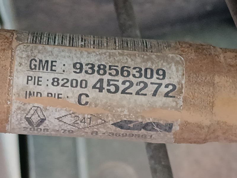 Recambio de transmision delantera izquierda para renault trafic ii autobús (jl) 2.5 dci 145 (jl0j) referencia OEM IAM 93856309  