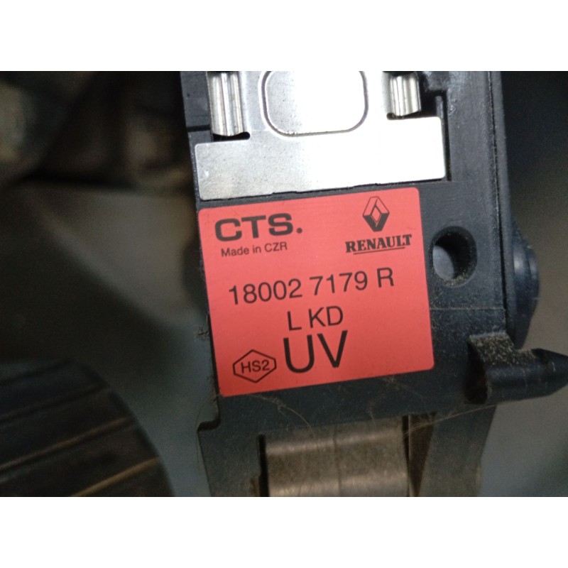 Recambio de pedal acelerador para renault trafic iii autobús (jg_) 1.6 dci 125 (jgmh) referencia OEM IAM 180027179R  