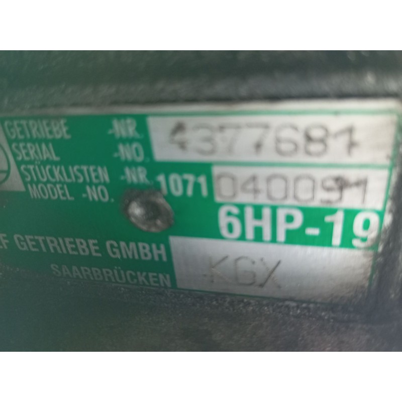 Recambio de caja cambios para audi a6 avant (4f5) a6 4f5 quattro tdi referencia OEM IAM KGX  