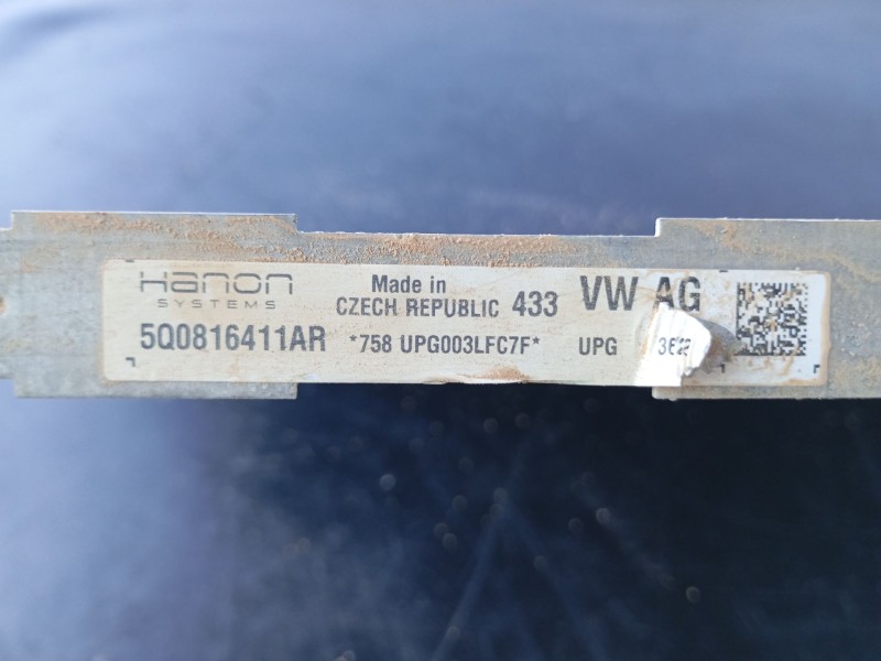 Recambio de condensador / radiador aire acondicionado para skoda karoq (nu7, nd7) 1.5 tsi referencia OEM IAM 5Q0816411AR  