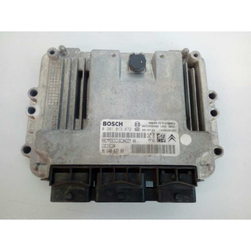 Recambio de centralita motor uce para citroen c3 picasso sx referencia OEM IAM 9864843780 0281013872 