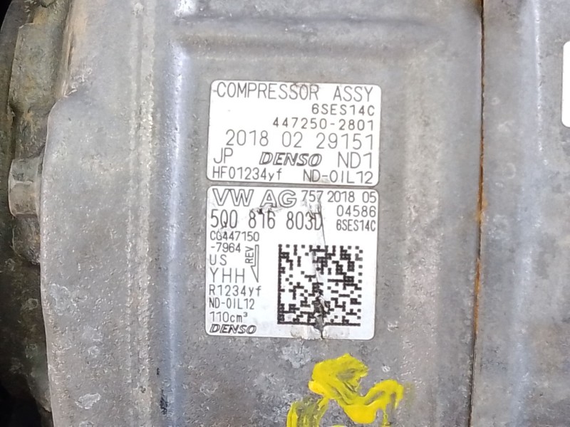 Recambio de compresor aire acondicionado para volkswagen tiguan allspace (bw2, bj2) 2.0 tdi 4motion referencia OEM IAM   