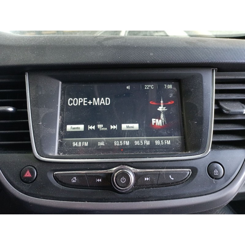 Recambio de sistema audio / radio cd para opel crossland x / crossland (p17, p2qo) 1.2 (75) referencia OEM IAM   