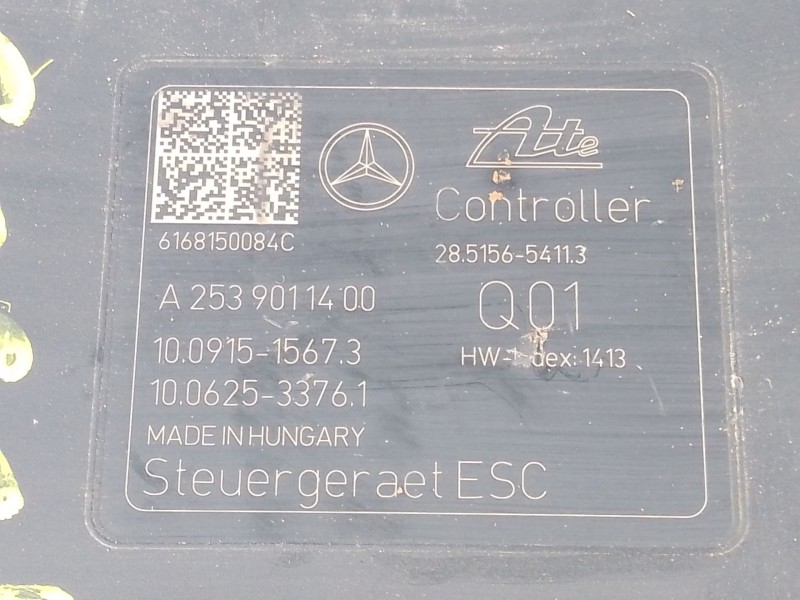 Recambio de abs para mercedes-benz clase c (w205) c 220 bluetec / d (205.002, 205.004) referencia OEM IAM A2534310100  