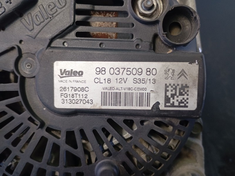 Recambio de alternador para citroën c5 iii break (rw_) 2.0 hdi 165 referencia OEM IAM   