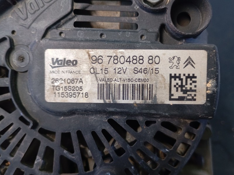 Recambio de alternador para citroën berlingo (er_, ec_) e-berlingo referencia OEM IAM 9678048880  