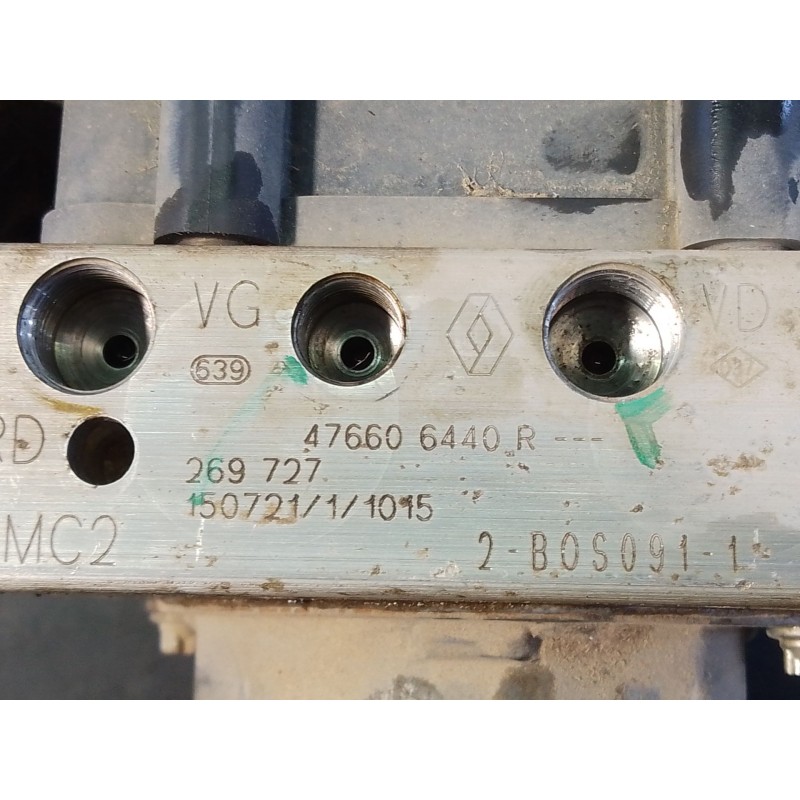 Recambio de abs para dacia duster ambience 4x2 referencia OEM IAM 476606440R  