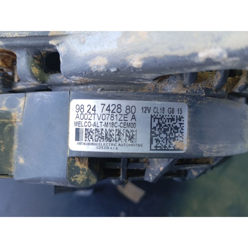 Recambio de alternador para peugeot rifter 1.5 bluehdi 130 referencia OEM IAM   