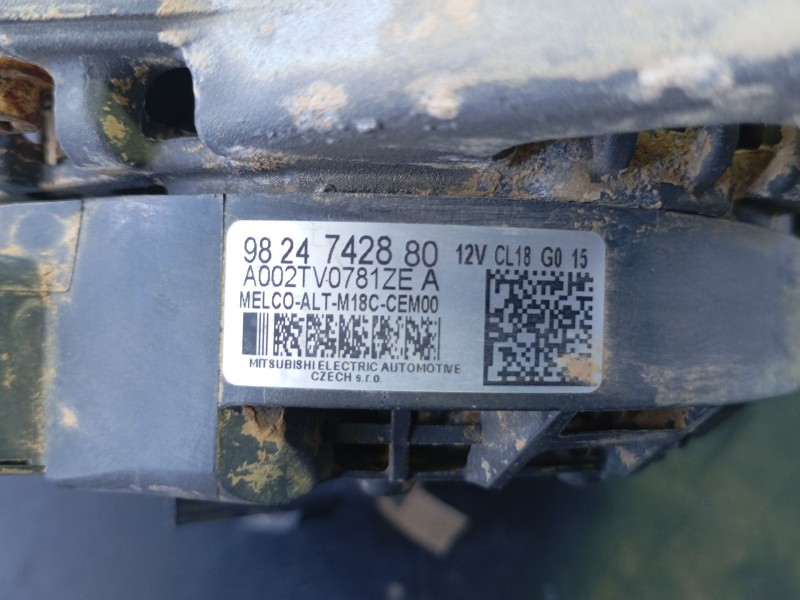 Recambio de alternador para peugeot rifter 1.5 bluehdi 130 referencia OEM IAM   