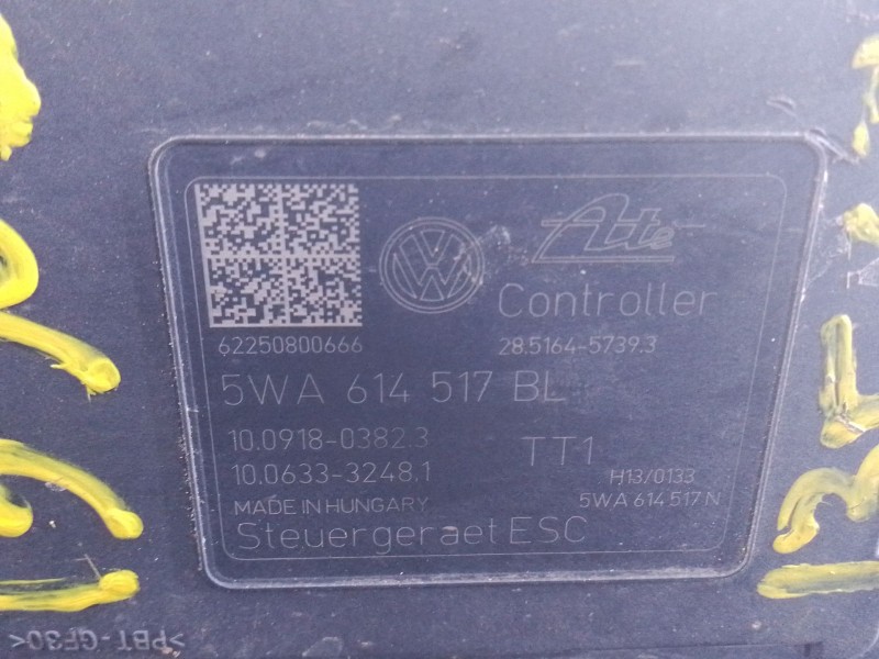 Recambio de abs para audi a3 sportback (8ya, 8yf) 30 tdi referencia OEM IAM 5WA614517BL  