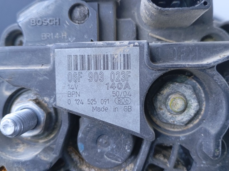 Recambio de alternador para audi a3 (8p1) 2.0 tdi 16v referencia OEM IAM   