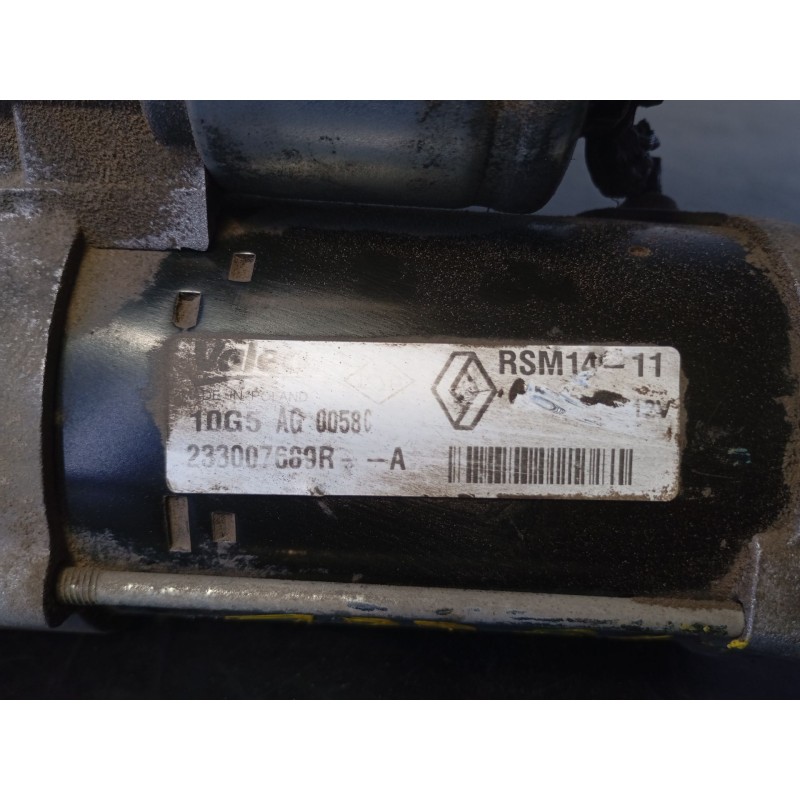 Recambio de motor arranque para dacia duster ambience 4x2 referencia OEM IAM   
