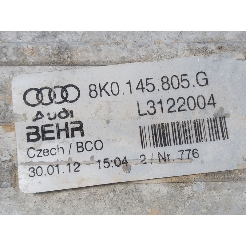 Recambio de intercooler para audi q5 (8rb) 2.0 tdi quattro referencia OEM IAM 8K0145805G  