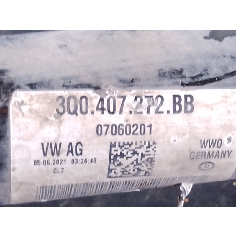 Recambio de transmision delantera derecha para volkswagen tiguan (ad1, ax1) 2.0 tdi 4motion referencia OEM IAM 3Q0407272BB  P1-A