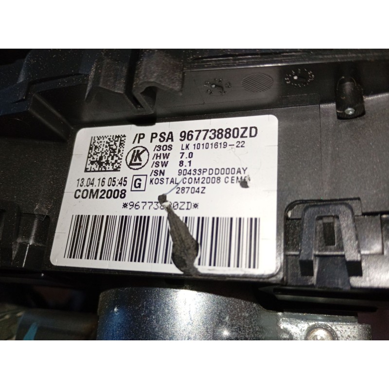 Recambio de anillo airbag para citroën c3 ii (sc_) 1.2 vti 82 referencia OEM IAM 96773880ZD  