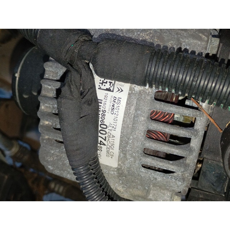 Recambio de alternador para citroën c3 ii (sc_) 1.2 vti 82 referencia OEM IAM 9806007480  