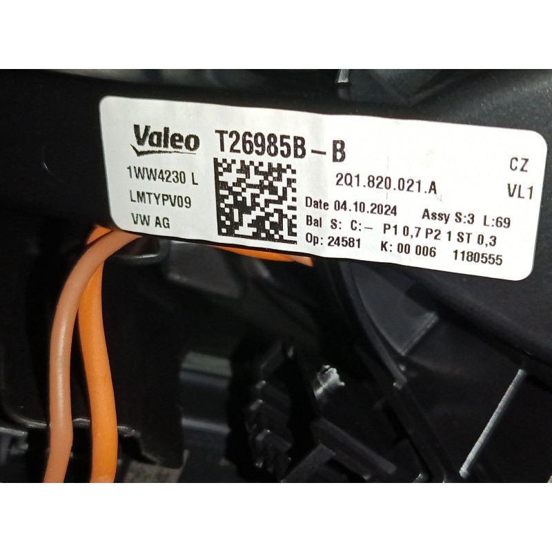 Recambio de ventilador calefaccion para skoda scala (nw1) 1.5 tsi referencia OEM IAM 2Q1820021A  