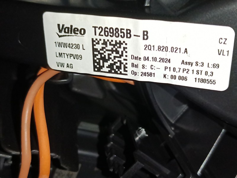 Recambio de ventilador calefaccion para skoda scala (nw1) 1.5 tsi referencia OEM IAM 2Q1820021A  