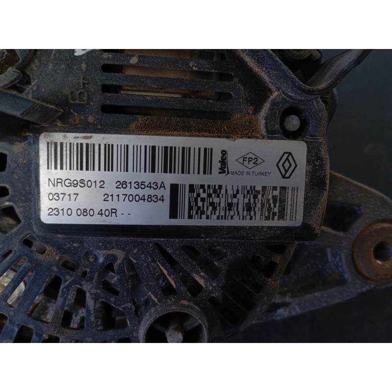 Recambio de alternador para renault megane iv berlina 5p referencia OEM IAM 231008040R 2117004834 