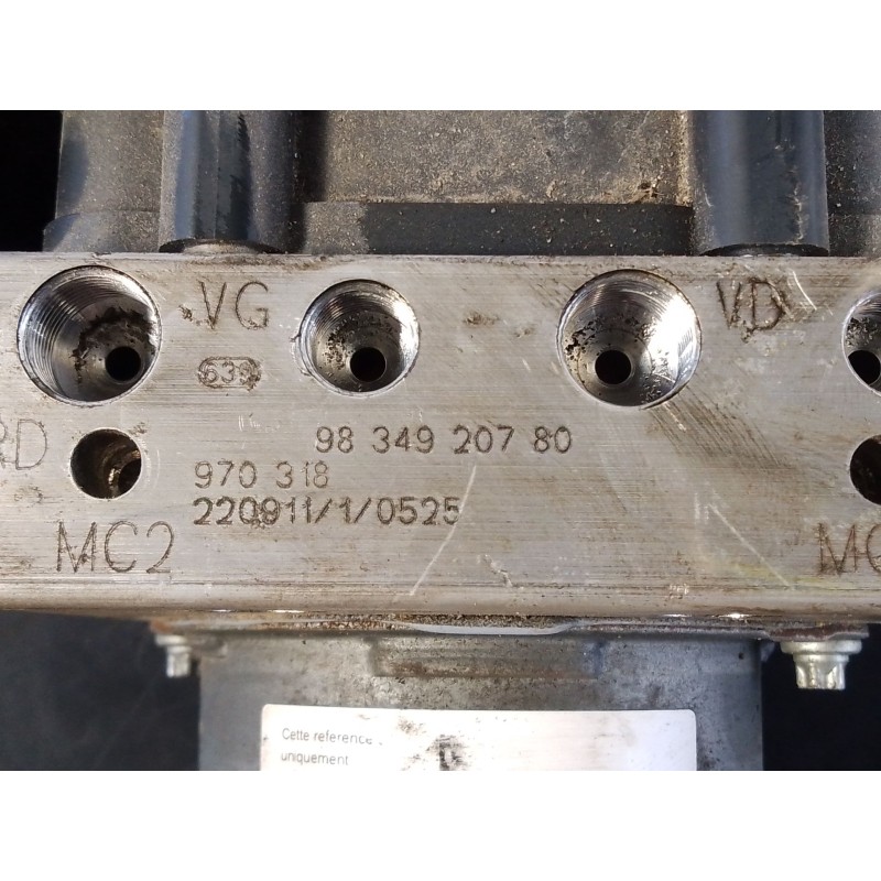 Recambio de abs para fiat scudo furgoneta 2.0 multijet 145 (506) referencia OEM IAM 9840461080 9834920780 