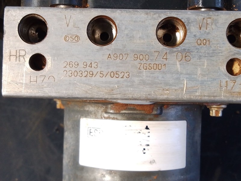 Recambio de abs para mercedes-benz sprinter 3,5-t furgoneta (b907, b910) electric (910.633) referencia OEM IAM A9079007406  