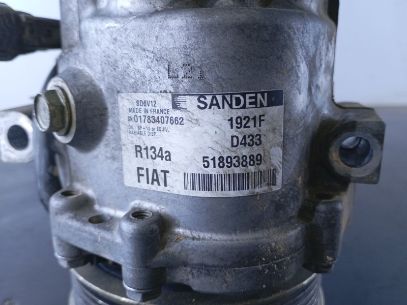 Recambio de compresor aire acondicionado para citroën nemo monospace 1.3 hdi 80 referencia OEM IAM 51893889 1921F 