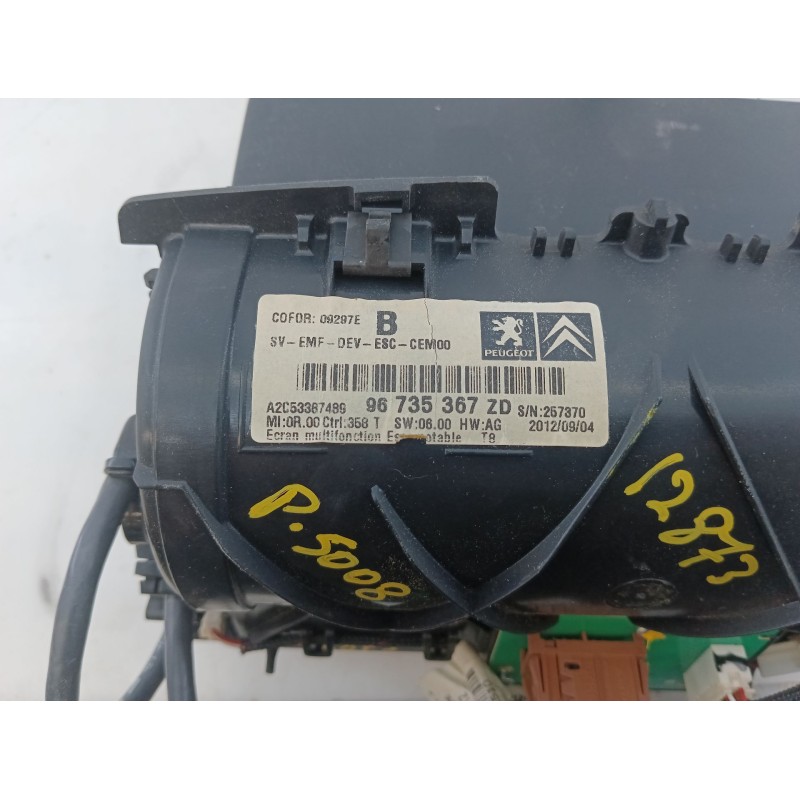 Recambio de sistema navegacion gps para peugeot 5008 allure referencia OEM IAM 96735367ZD 98016550XT 