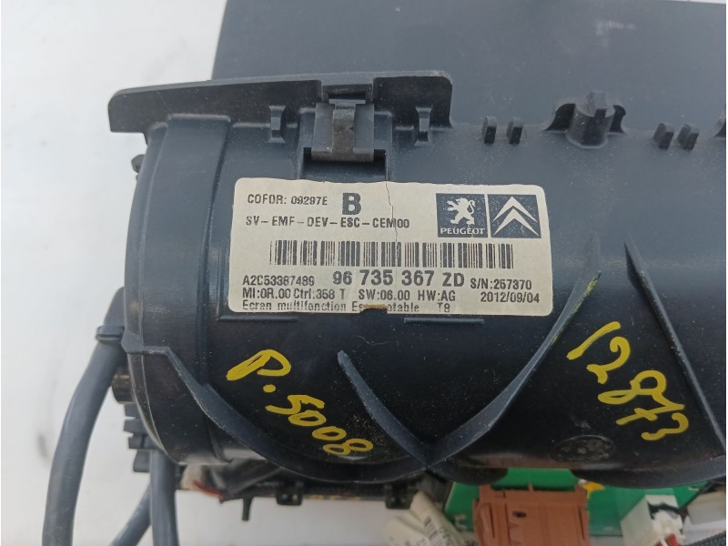 Recambio de sistema navegacion gps para peugeot 5008 allure referencia OEM IAM 96735367ZD 98016550XT 