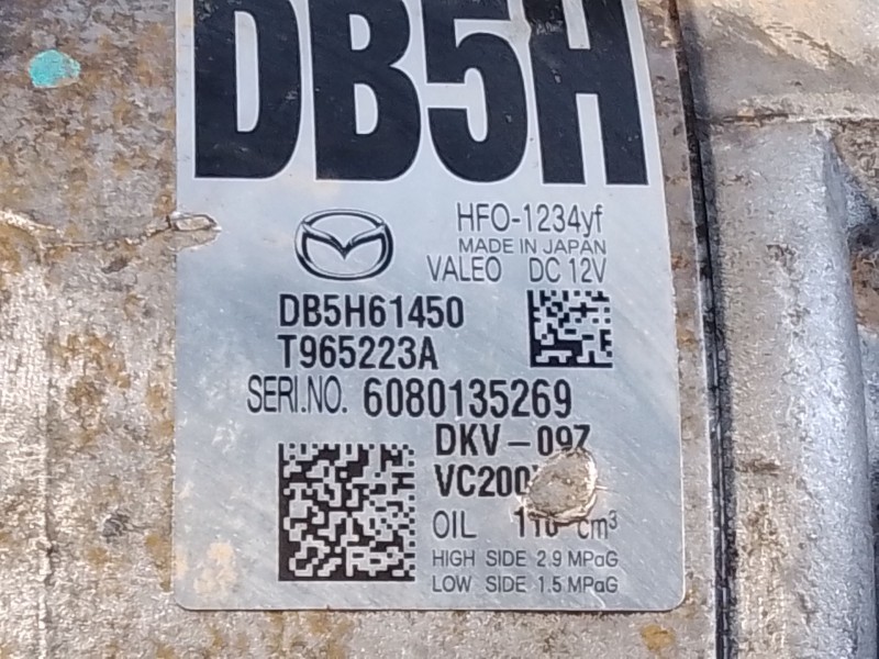 Recambio de compresor aire acondicionado para mazda cx-3 (dk) 2.0 skyactiv-g (dk5w, dk6w) referencia OEM IAM   