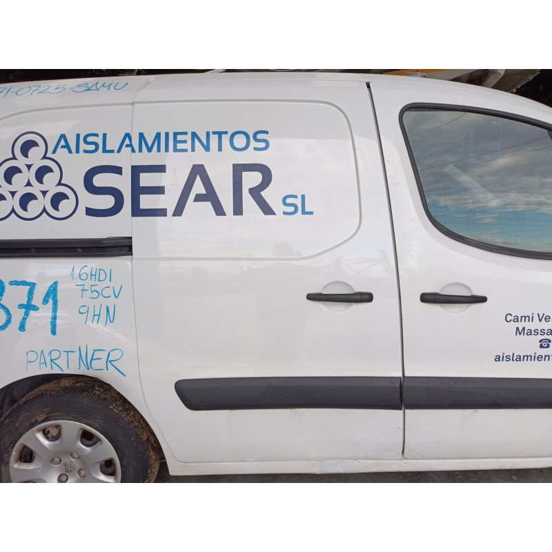 Recambio de puerta lateral corredera derecha para peugeot partner furgoneta/monovolumen 1.6 hdi / bluehdi 75 referencia OEM IAM 