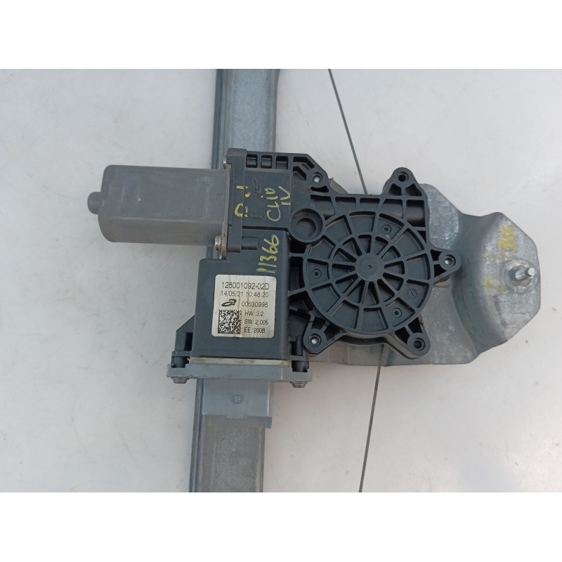 Recambio de elevalunas delantero izquierdo para renault clio iv societé referencia OEM IAM   E1-A1-28-2