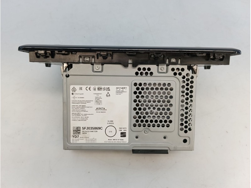 Recambio de sistema navegacion gps para seat ibiza v (kj1, kjg) 1.0 tsi referencia OEM IAM   