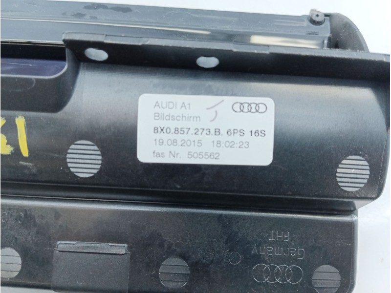 Recambio de sistema navegacion gps para audi a1 sportback (8xa, 8xf) 1.0 tfsi referencia OEM IAM 8X0857273B  