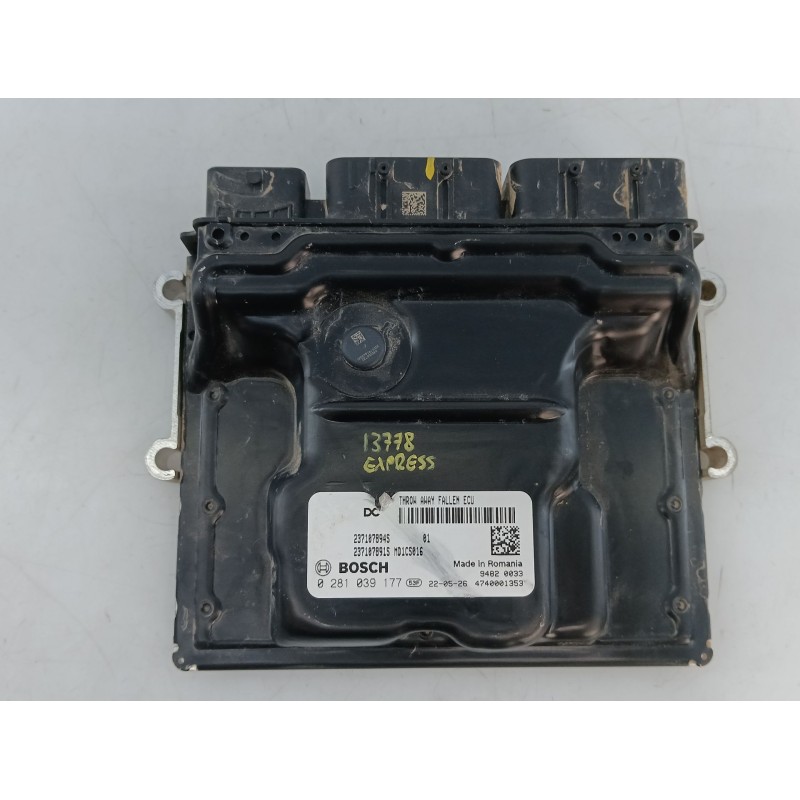 Recambio de centralita motor uce para renault express furgoneta/monovolumen 1.5 blue dci 75 (f6aa) referencia OEM IAM 237107894S