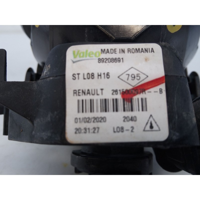 Recambio de faro antiniebla derecho para dacia sandero iii referencia OEM IAM 261500096R  E1-A1-39-2