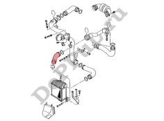 Recambio de manguito turbo para universal manguito turbo vw / seat 130/150cv 1.9tdi 1j0145834aa referencia OEM IAM 522539 NUEVO  2