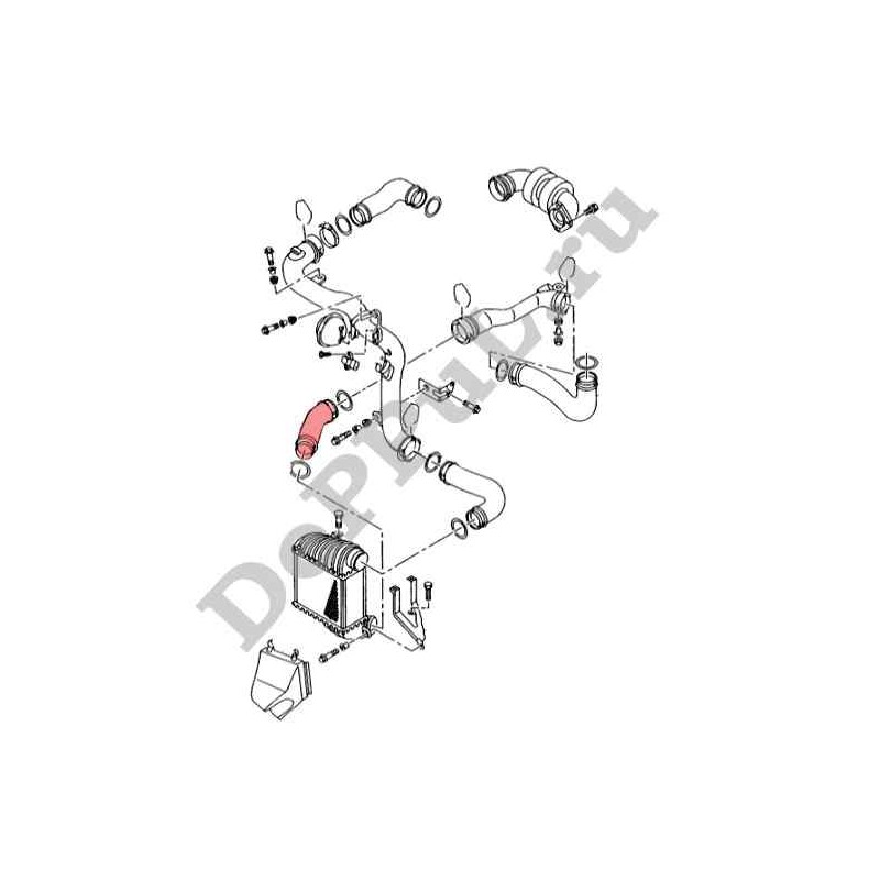 Recambio de manguito turbo para universal manguito turbo vw / seat 130/150cv 1.9tdi 1j0145834aa referencia OEM IAM 522539 NUEVO 